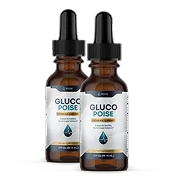 GlucoPoise blood sugar support liquid drop bottles